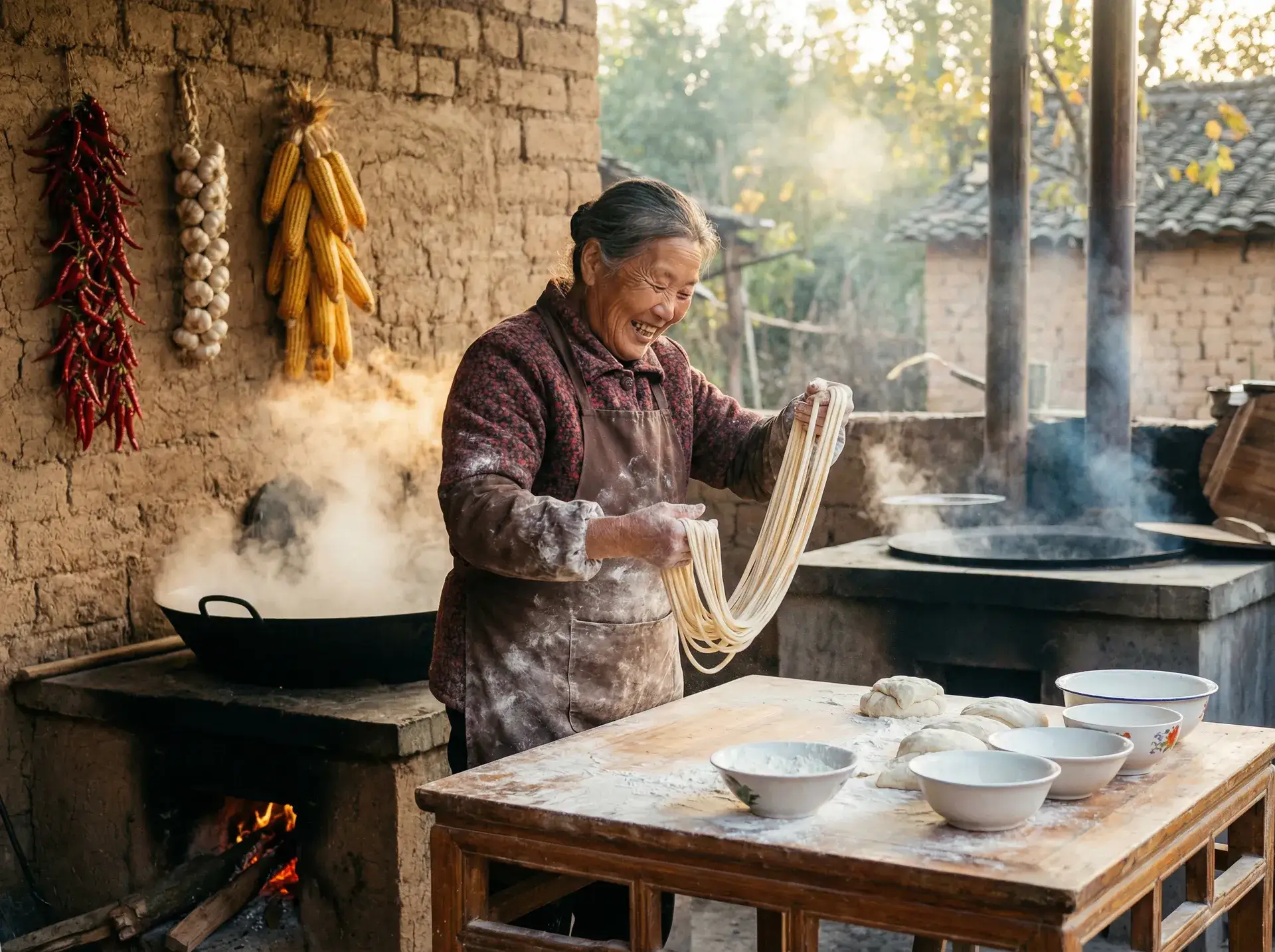 农家大嫂手擀面 - 艳姆1到6集转码在线观看1 乡村美食